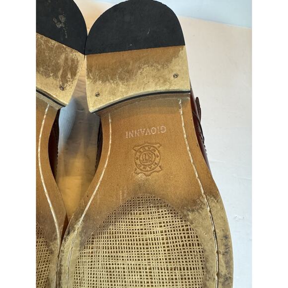 Size 11 Giovanni Amato Brown Leather Monk Strap Dress Shoes main image 11